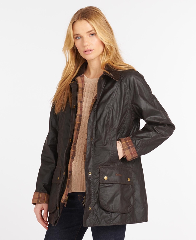 Barbour Beadnell® Női Viaszos Kabát Barna | 037952-XPD