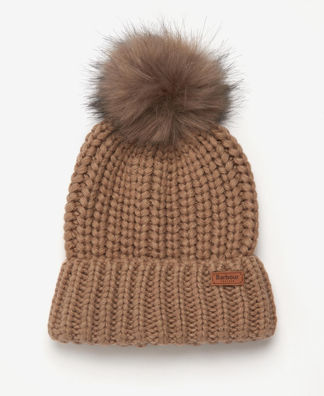 Barbour Beanie Saltburn Női Kalap Bézs | 928705-KME