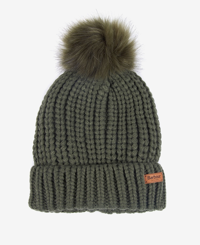 Barbour Beanie Saltburn Női Kalap Zöld | 912685-GNQ