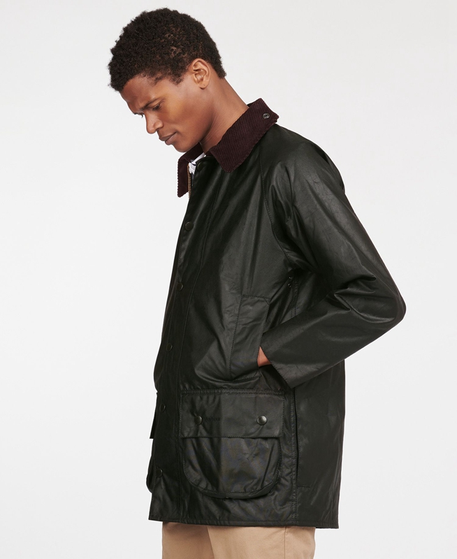 Barbour Beaufort® Férfi Viaszos Kabát Fekete | 809271-TOF