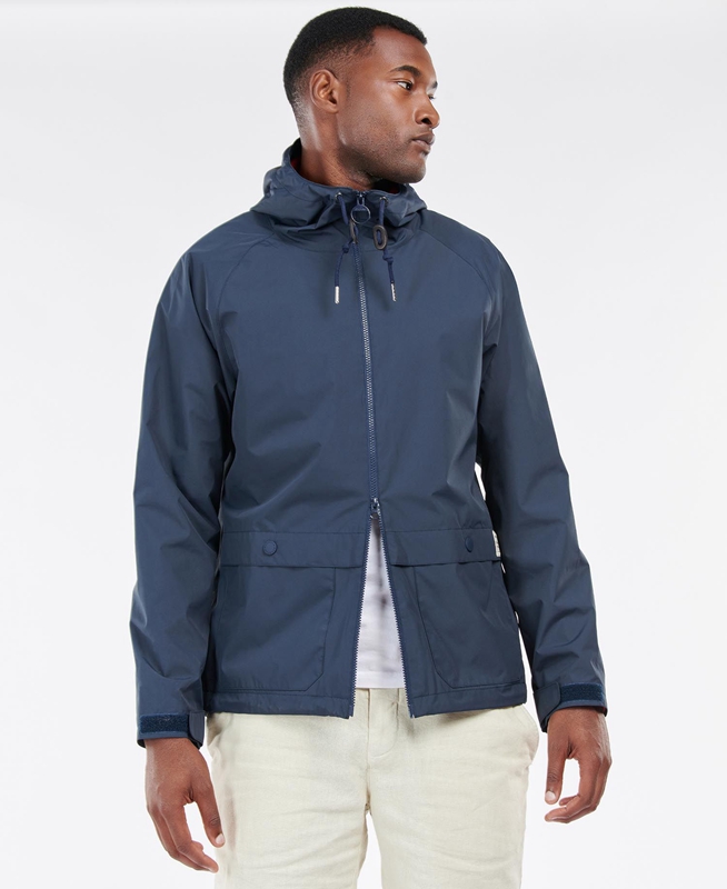 Barbour Begral Showerproof Férfi Alkalmi Dzsekik Sötétkék | 589432-LXB