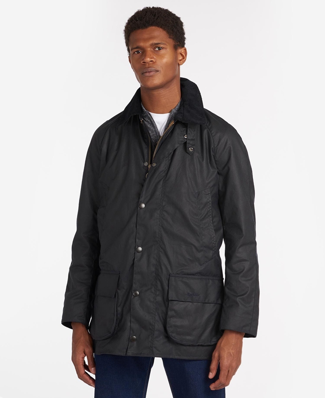 Barbour Bristol Férfi Viaszos Kabát Sötétkék | 960754-IRD