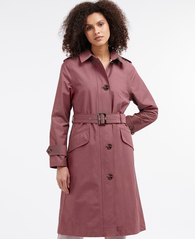 Barbour Camilla Női Vízálló Kabát Rózsaszín | 791682-LHM