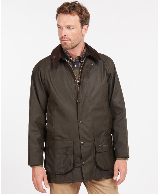 Barbour Classic Beaufort® Férfi Viaszos Kabát Olivazöld | 256714-FRL