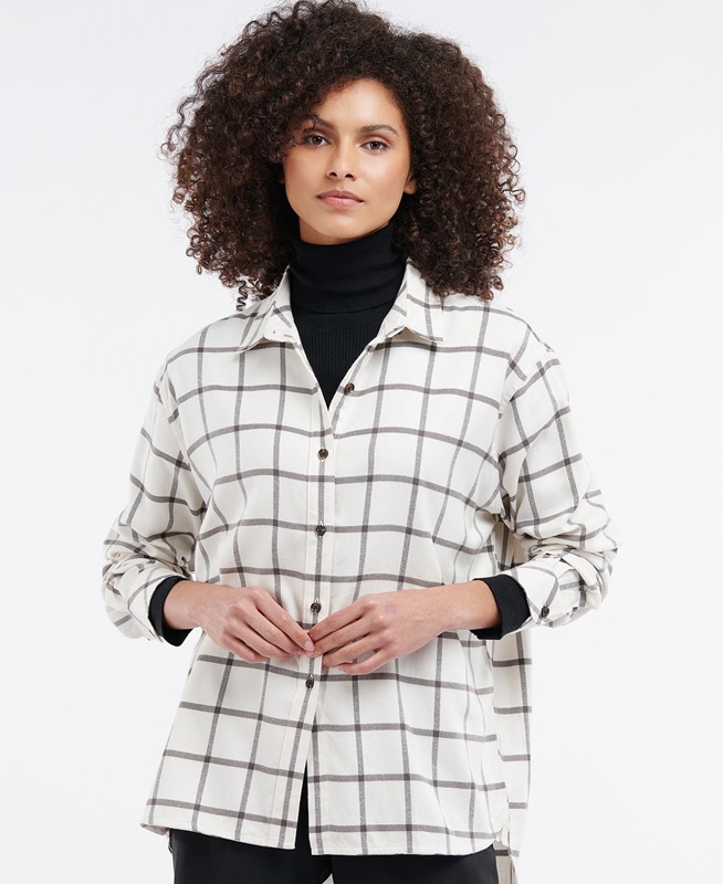 Barbour Elena Női Ingek Krém | 589146-MJO