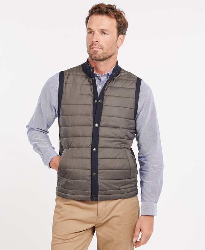Barbour Essential Férfi Mellény Sötétkék | 692835-JAE