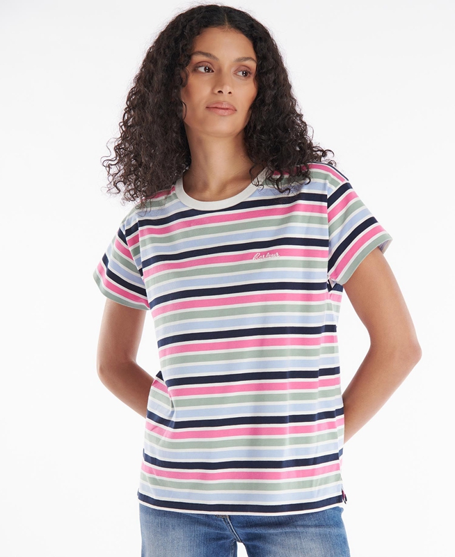 Barbour Evergreen Top Női Póló Színes | 930584-ACN