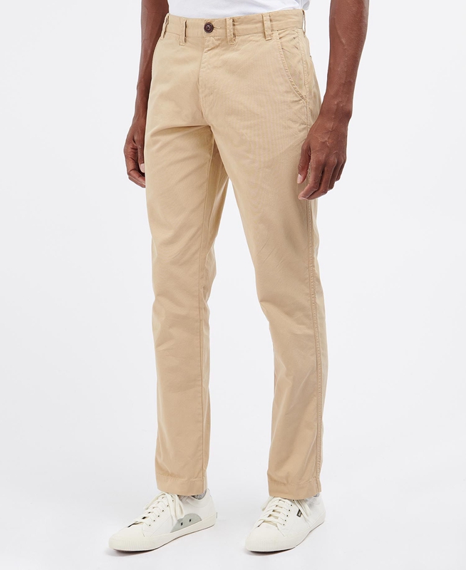 Barbour Glendale Chino Férfi Nadrág Bézs | 872463-SYK