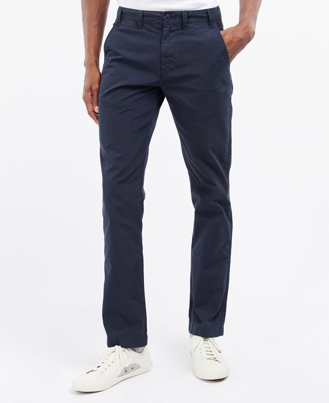 Barbour Glendale Chino Férfi Nadrág Sötétkék | 274368-EPD