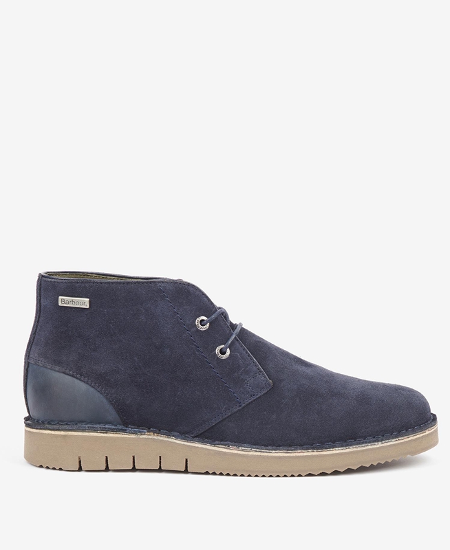 Barbour Kent Desert Férfi Csizma Sötétkék | 581347-LPV