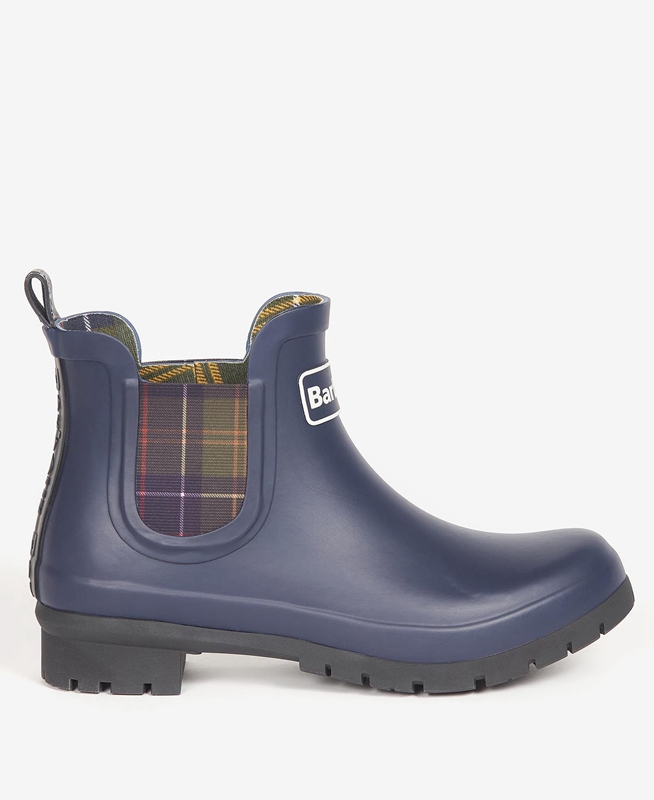 Barbour Kingham Női Csizma Sötétkék | 928401-JXY