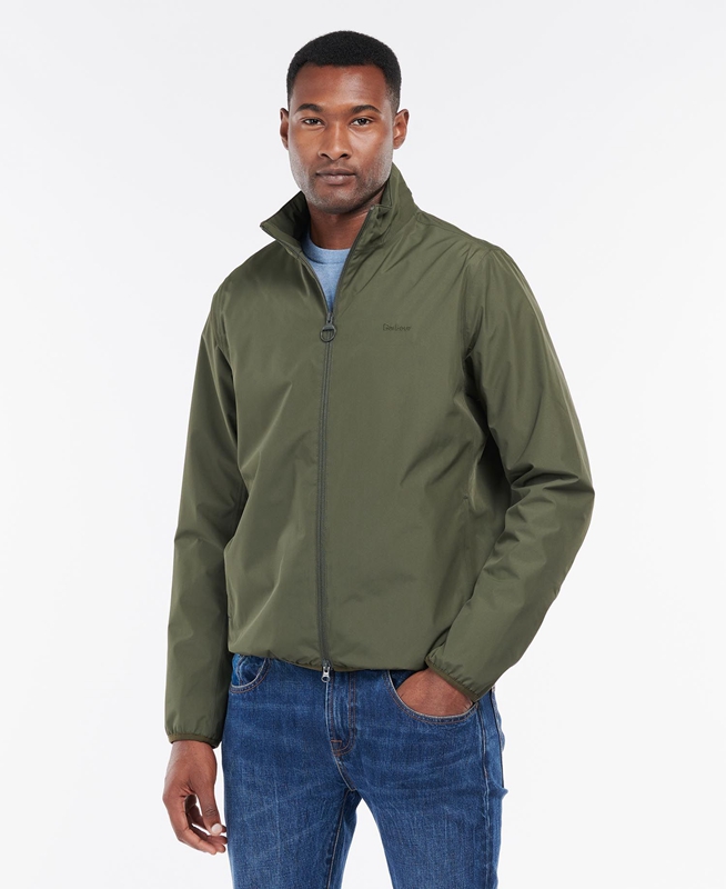 Barbour Korbel Férfi Vízálló Kabát Olivazöld | 628145-GEA
