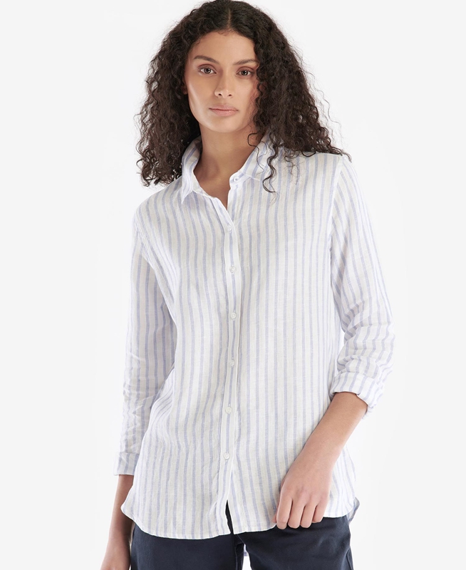 Barbour Marine Női Ingek Fehér | 512439-MJZ