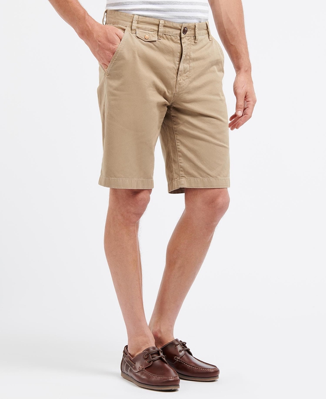Barbour Neuston Twill Férfi Nadrág Bézs | 920167-IZV