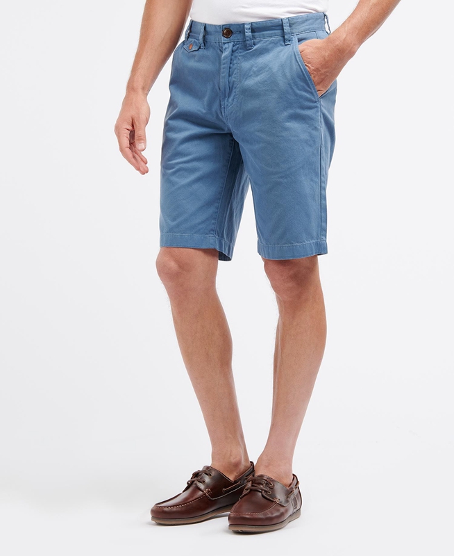 Barbour Neuston Twill Férfi Nadrág Kék | 725680-QUS