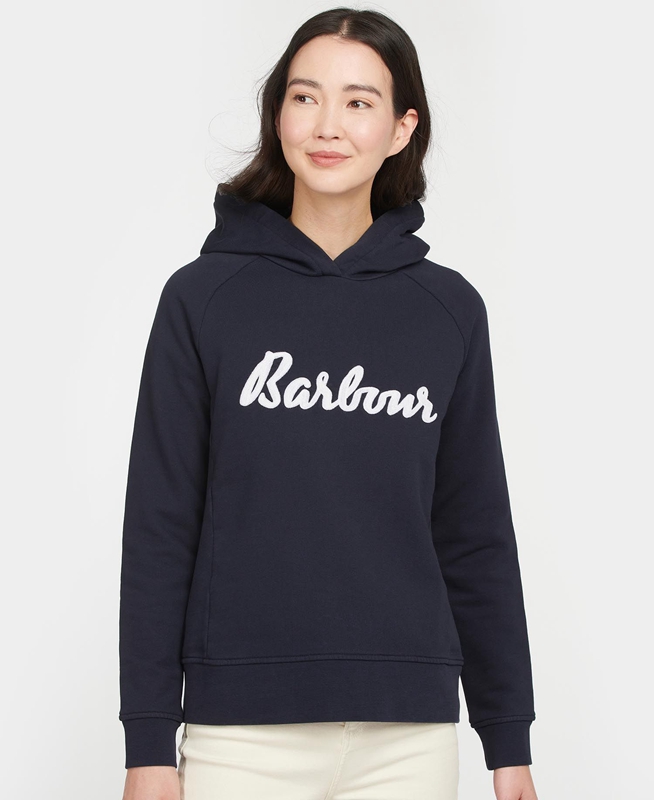 Barbour Otterburn Női Pulóverek Sötétkék | 105628-XMF