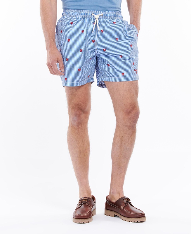 Barbour Shield Swim Férfi Nadrág Kék | 795163-NJU