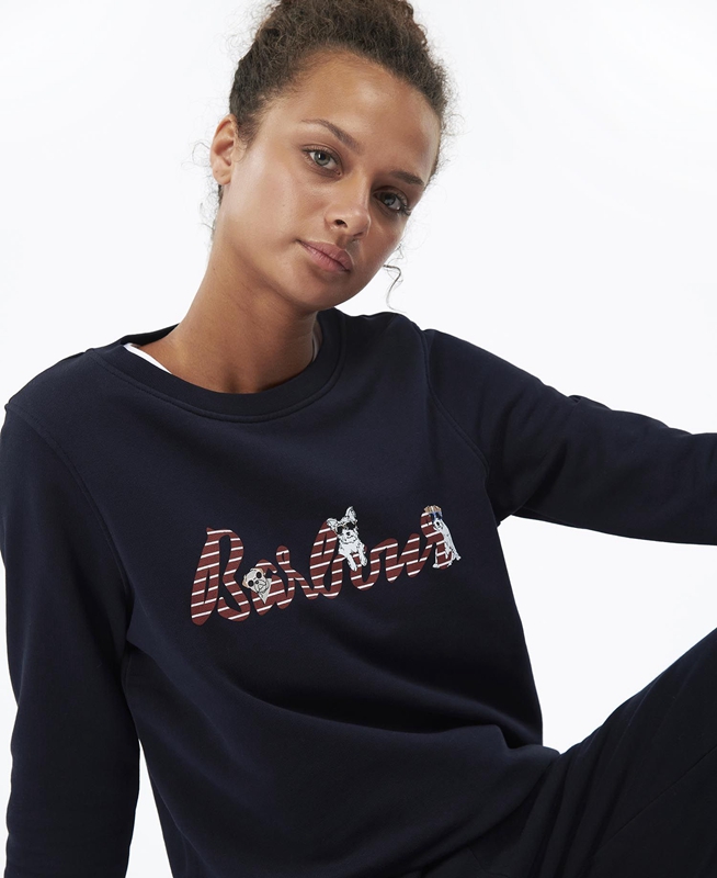 Barbour Southport Női Pulóverek Sötétkék | 937081-JUB
