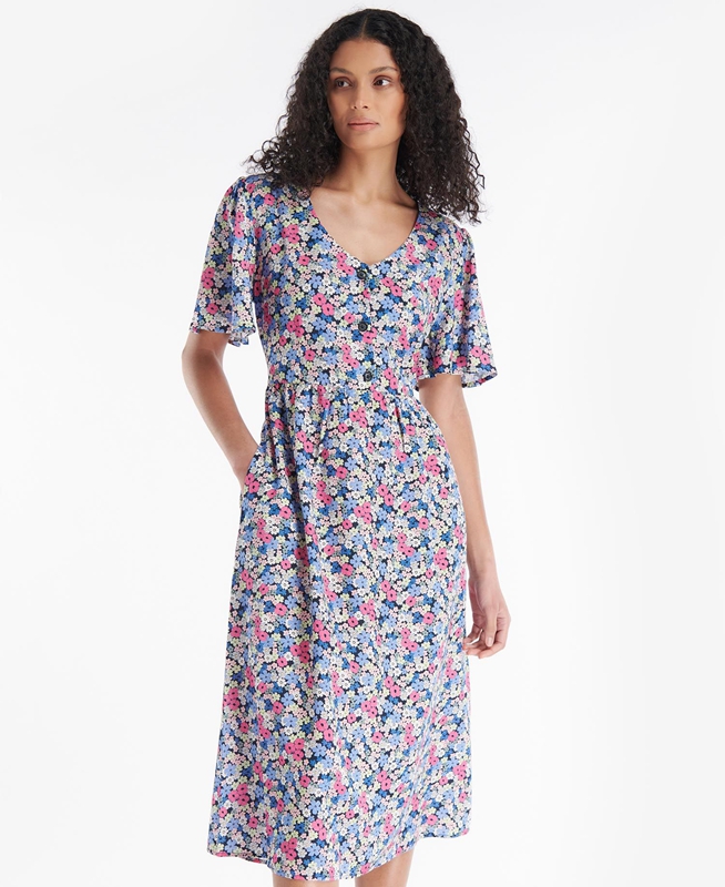 Barbour Willowherb Női Ruha Színes | 473102-BKF