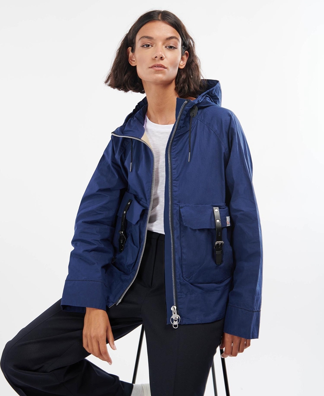 Barbour x Ally Capellino Tip Női Alkalmi Dzsekik Sötétkék | 923051-NTU