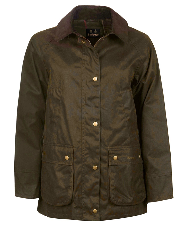 Barbour Acorn Waxed Pamut Női Viaszos Kabát Zöld | 238540-GDF