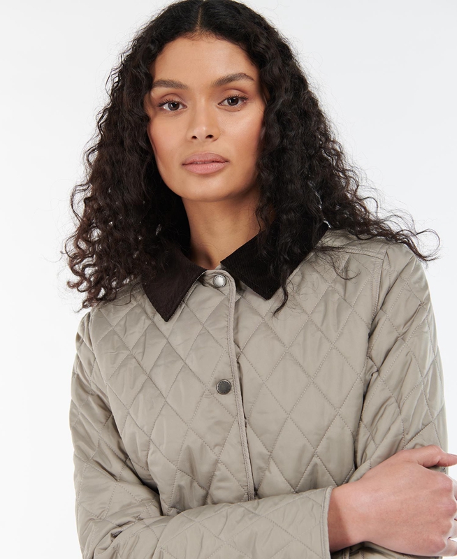 Barbour Annandale Női Vattázott Kabát Szürke | 967201-YQH