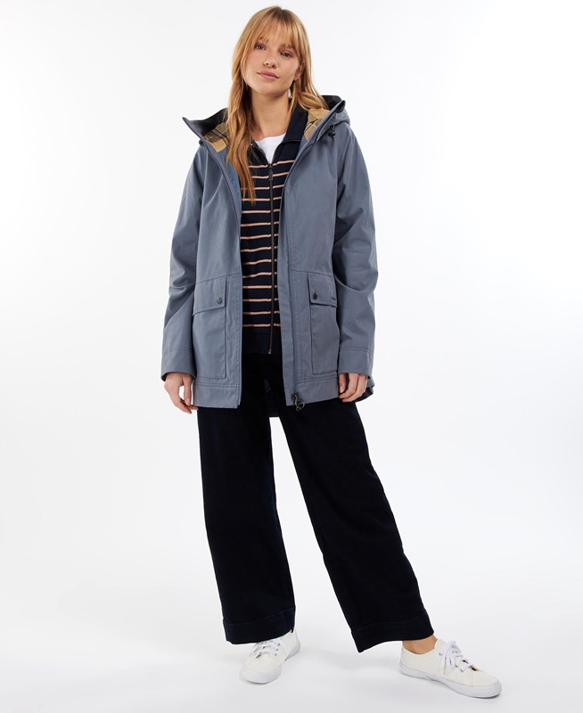 Barbour Armeria Női Vízálló Kabát Kék | 476013-TBC