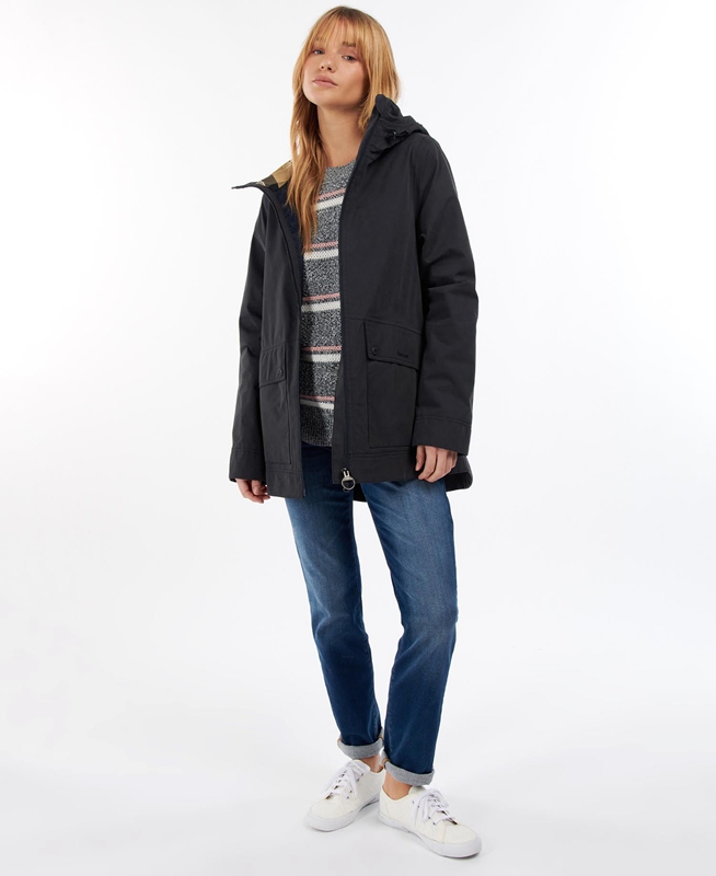 Barbour Armeria Női Vízálló Kabát Sötétkék | 417503-RGD