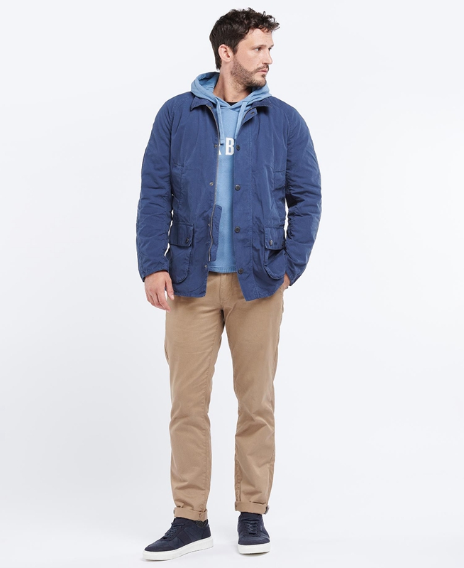 Barbour Ashby Férfi Alkalmi Dzsekik Kék | 817293-KAQ