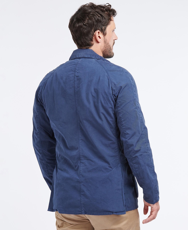 Barbour Ashby Férfi Alkalmi Dzsekik Kék | 817293-KAQ