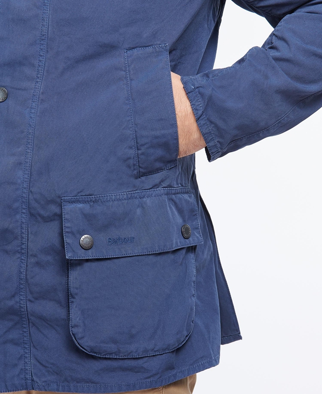 Barbour Ashby Férfi Alkalmi Dzsekik Kék | 817293-KAQ