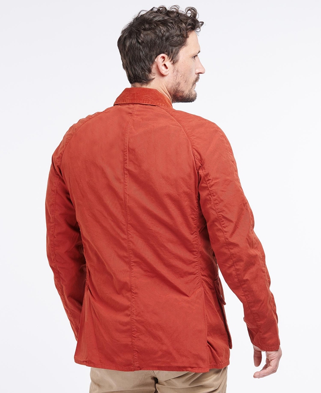 Barbour Ashby Férfi Alkalmi Dzsekik Narancssárga | 174506-FBX