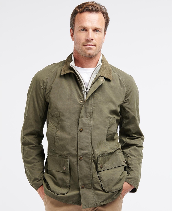 Barbour Ashby Férfi Alkalmi Dzsekik Olivazöld | 129048-OKN