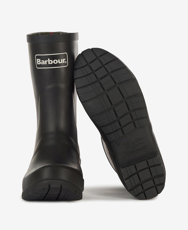 Barbour Banbury Wellingon Női Csizma Fekete | 560721-XVU