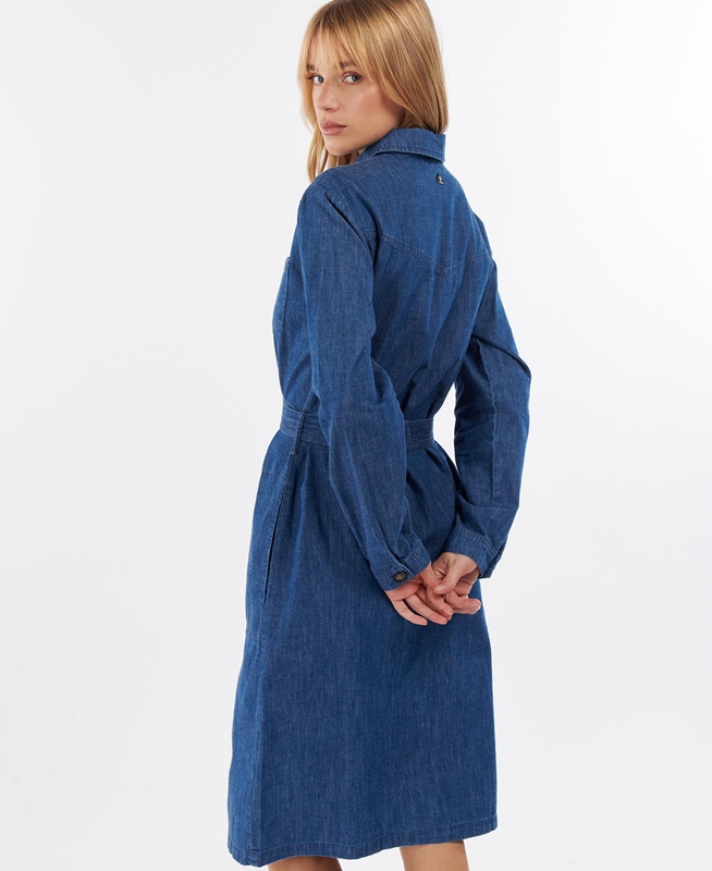 Barbour Barmouth Női Ruha Sötétkék | 604925-MQN