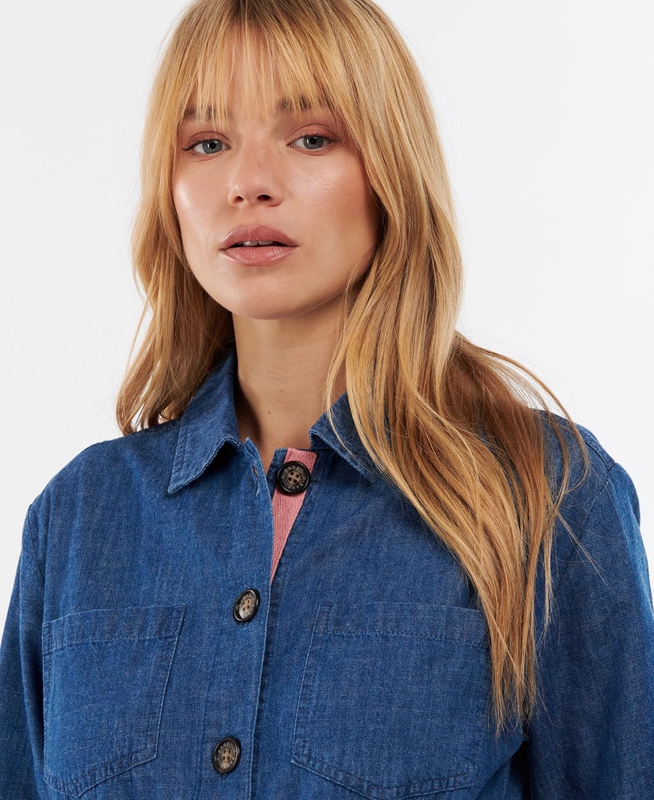Barbour Barmouth Női Ruha Sötétkék | 604925-MQN