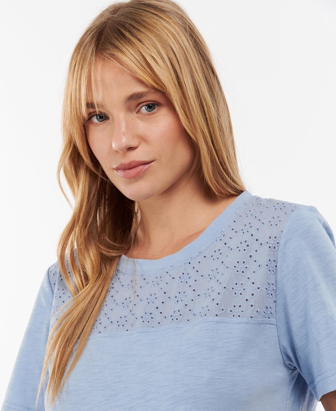 Barbour Barmouth Top Női Póló Sötétkék | 072391-WTI