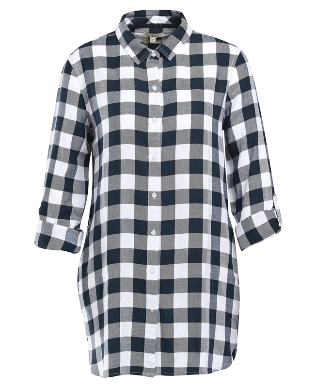 Barbour Baymouth Női Ingek Fekete Szürke | 817035-TUE