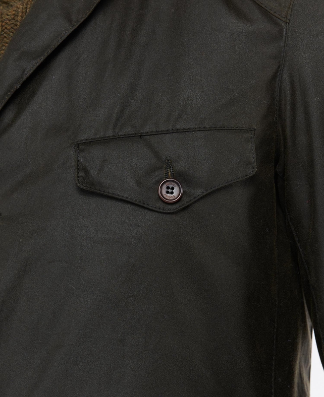 Barbour Beacon Sports Férfi Viaszos Kabát Olivazöld | 985416-KEQ