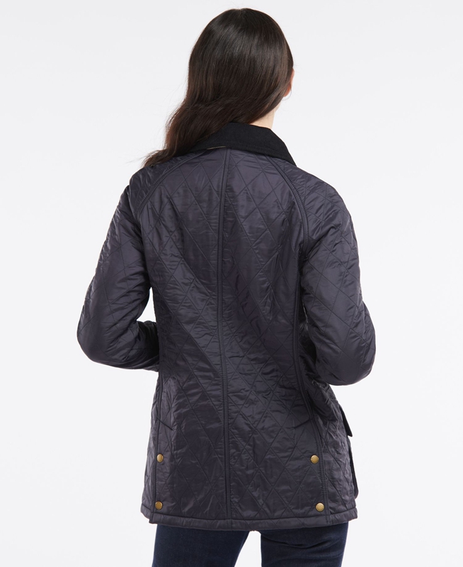 Barbour Beadnell Polarquilt Női Vattázott Kabát Sötétkék | 962831-QGF