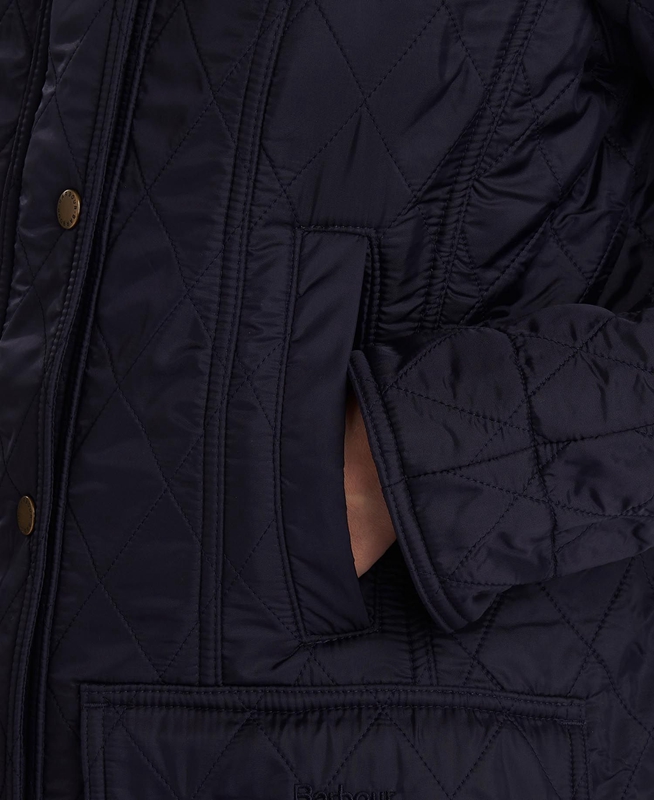 Barbour Beadnell Polarquilt Női Vattázott Kabát Sötétkék | 962831-QGF