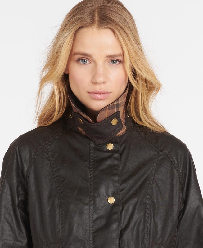 Barbour Beadnell® Női Viaszos Kabát Barna | 037952-XPD