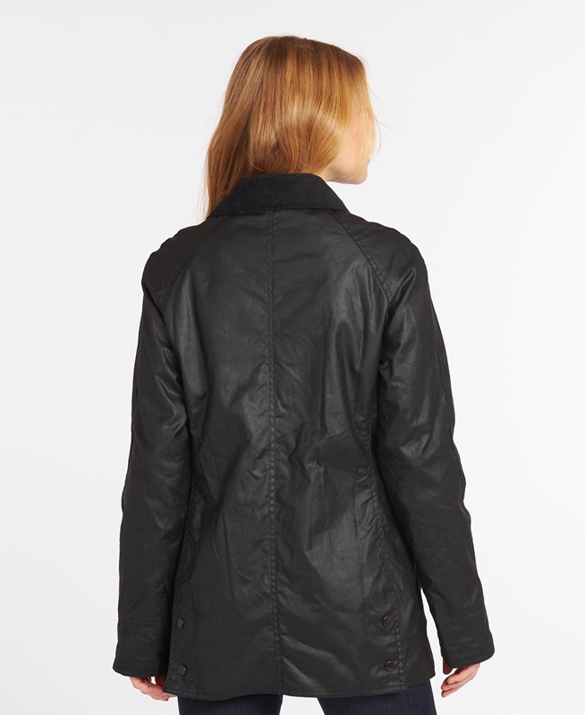 Barbour Beadnell® Női Viaszos Kabát Fekete | 310487-PZR