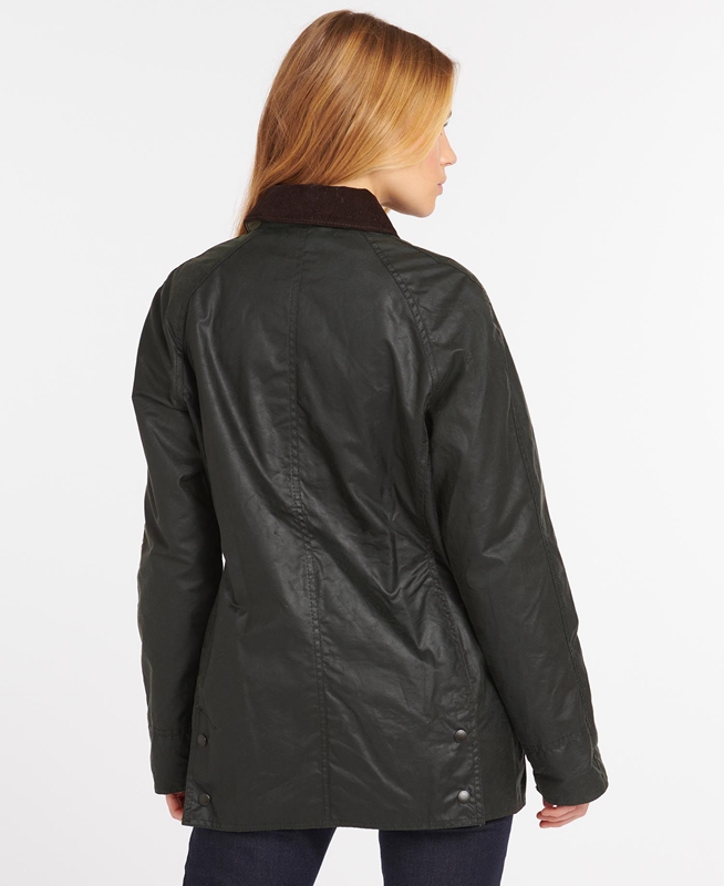 Barbour Beadnell® Női Viaszos Kabát Fekete | 943571-BOY
