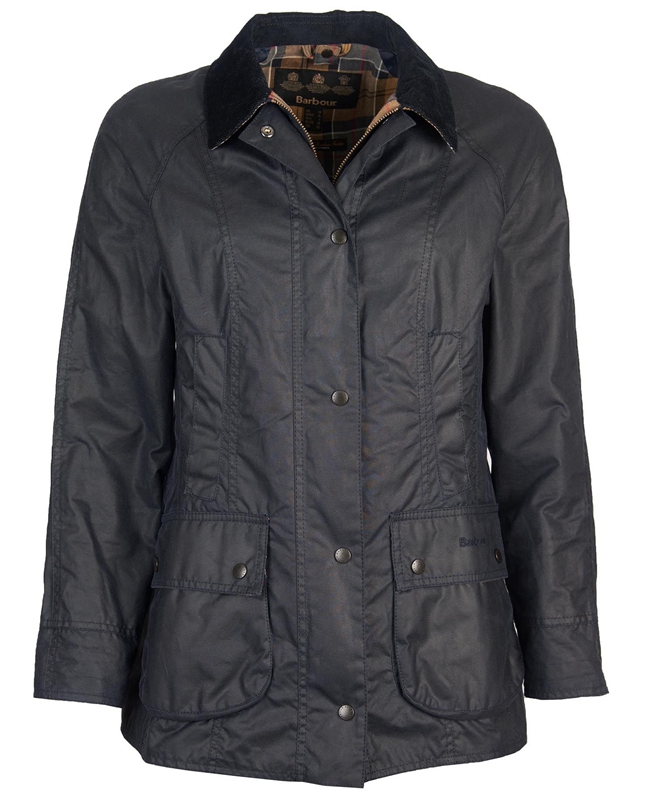 Barbour Beadnell® Női Viaszos Kabát Sötétkék | 769143-FNH