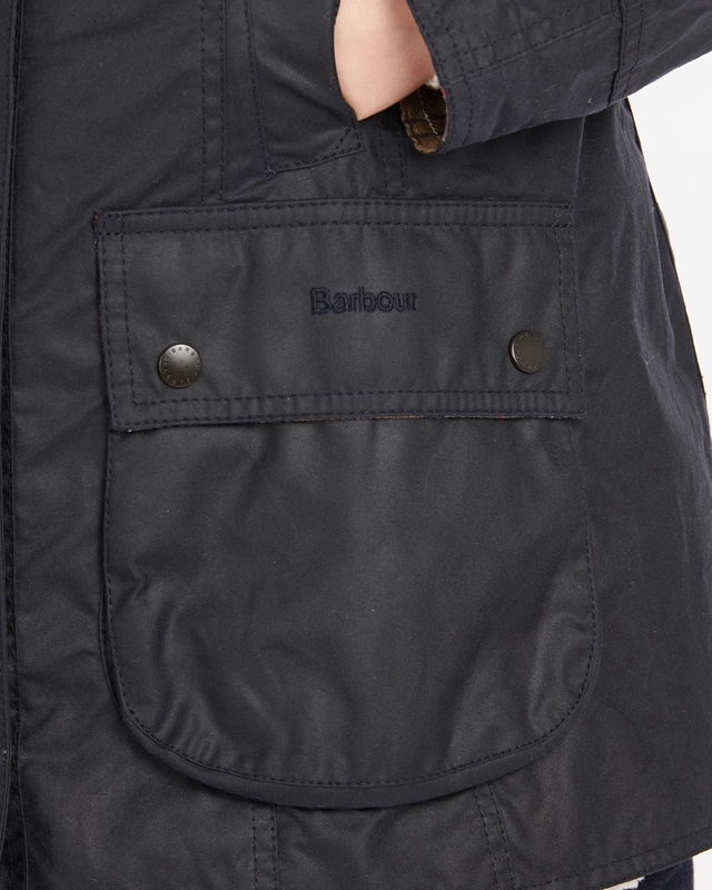Barbour Beadnell® Női Viaszos Kabát Sötétkék | 769143-FNH