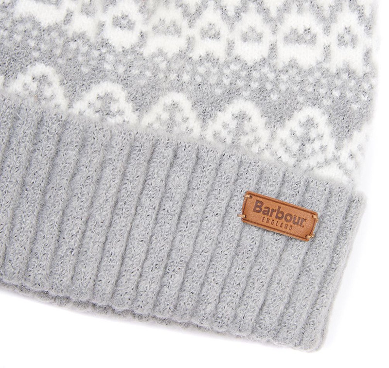Barbour Beanie Alpine Fair Isle Pom Női Kalap Szürke | 041823-BIL