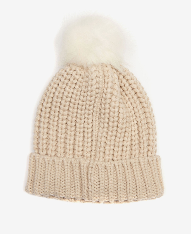 Barbour Beanie Saltburn Női Kalap Bézs | 478039-PZT