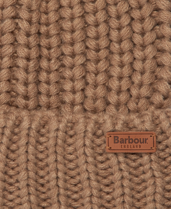 Barbour Beanie Saltburn Női Kalap Bézs | 928705-KME