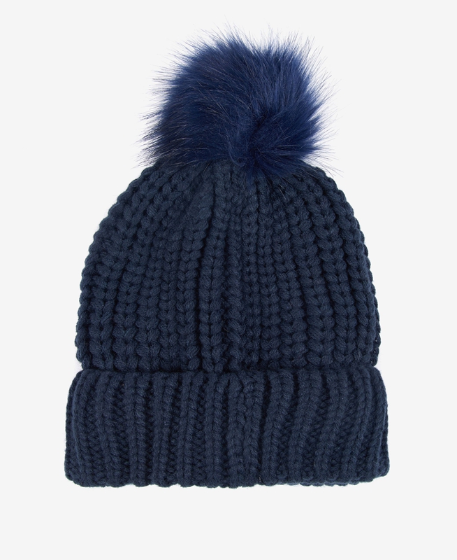 Barbour Beanie Saltburn Női Kalap Kék | 102746-HZP